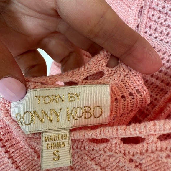 Torn by Ronny Kobo Pink Knit Dress - Picture 7 of 7